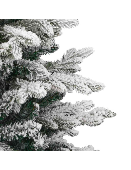 Albero di Natale Artificiale con Rami Pieghevoli Bianco 120 cm