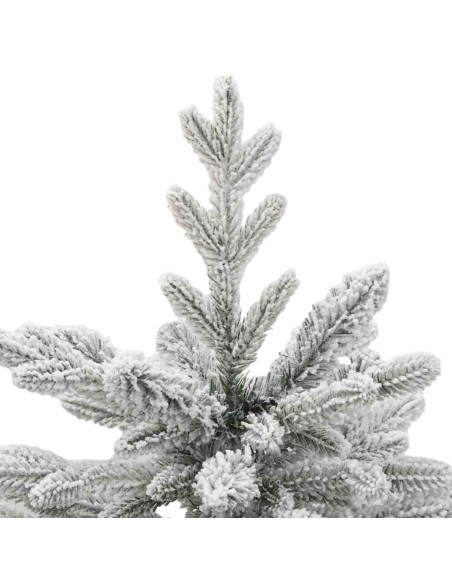 Albero di Natale Artificiale con Rami Pieghevoli Bianco 120 cm