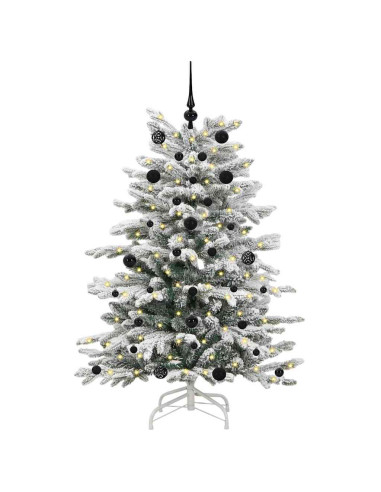 Albero di Natale Artificiale con Rami Pieghevoli Bianco 150 cm