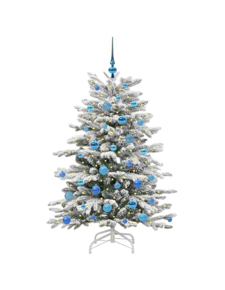 Albero di Natale Artificiale con Rami Pieghevoli Bianco 150 cm