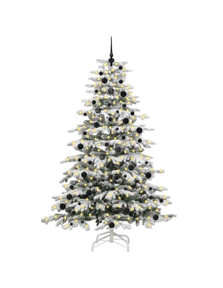 Albero di Natale Artificiale con Rami Pieghevoli Bianco 240 cm