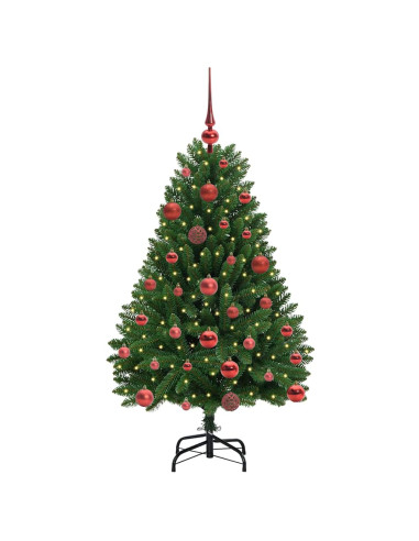Albero di Natale artificiale Verde 120 cm PVC e Metallo