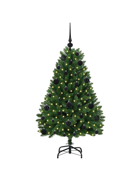 Albero di Natale artificiale Verde 120 cm PVC e Metallo