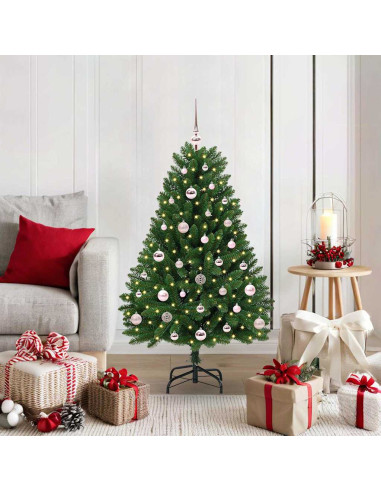 Albero di Natale artificiale Verde 120 cm PVC e Metallo
