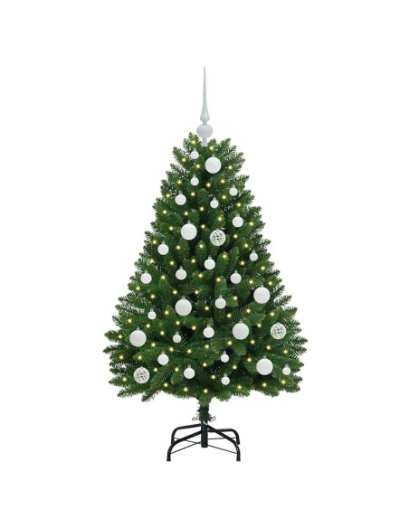 Albero di Natale artificiale Verde 120 cm PVC e Metallo