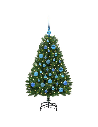 Albero di Natale artificiale Verde 120 cm PVC e Metallo