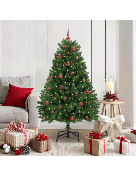 Albero di Natale artificiale Verde 150 cm PVC e Metallo