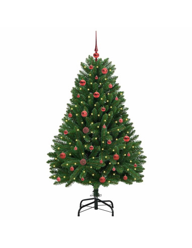 Albero di Natale artificiale Verde 150 cm PVC e Metallo