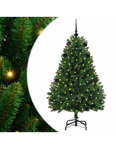 Albero di Natale artificiale Verde 150 cm PVC e Metallo