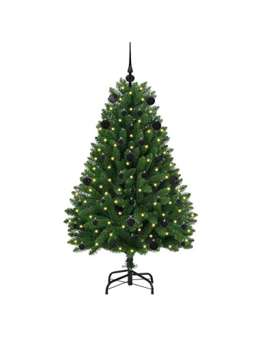 Albero di Natale artificiale Verde 150 cm PVC e Metallo