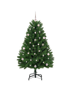 Albero di Natale artificiale Verde 150 cm PVC e Metallo 2