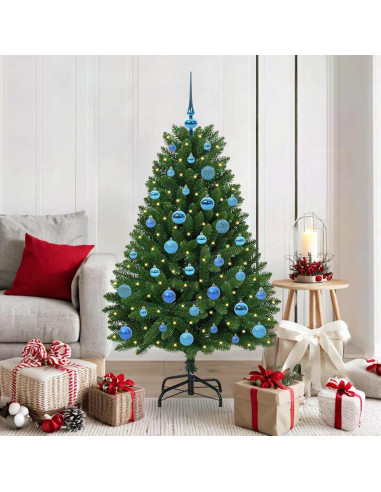 Albero di Natale artificiale Verde 150 cm PVC e Metallo