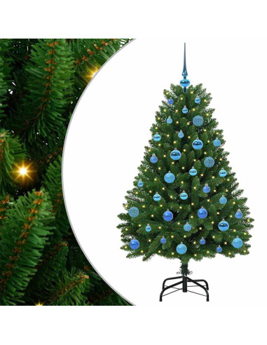 Albero di Natale artificiale Verde 150 cm PVC e Metallo