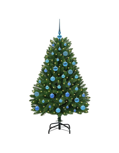 Albero di Natale artificiale Verde 150 cm PVC e Metallo