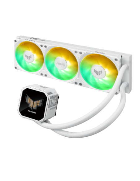 ASUS TUF Gaming LC III 360 ARGB LCD White Edition Processore Raffreddatore di liquidi tutto in uno 12 cm Bianco 1 pz