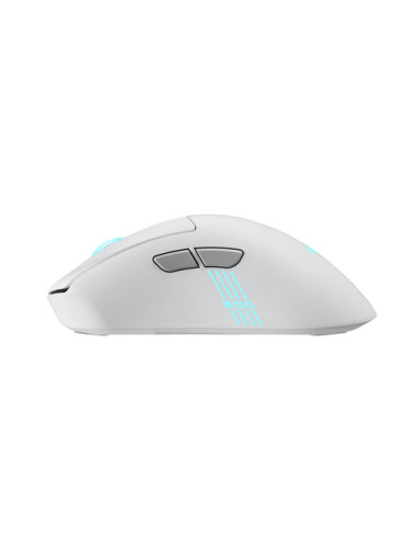 ASUS ROG Keris II Origin WHT mouse Gaming Mano destra RF Wireless + Bluetooth + USB Type-A Ottico 42000 DPI