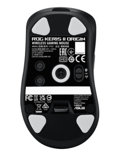 ASUS ROG Keris II Origin BLK mouse Gaming Mano destra RF Wireless + Bluetooth + USB Type-A Ottico 42000 DPI 2