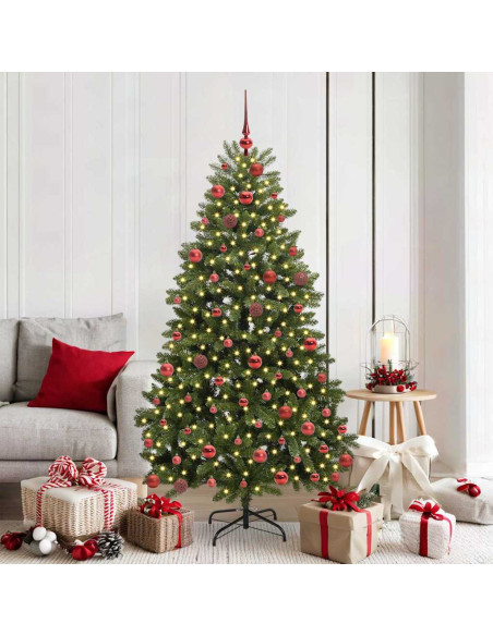 Albero di Natale artificiale Verde 180 cm PVC e Metallo