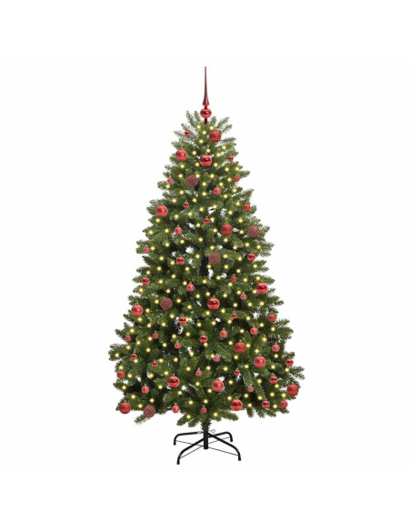 Albero di Natale artificiale Verde 180 cm PVC e Metallo