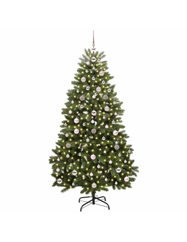 Albero di Natale artificiale Verde 180 cm PVC e Metallo
