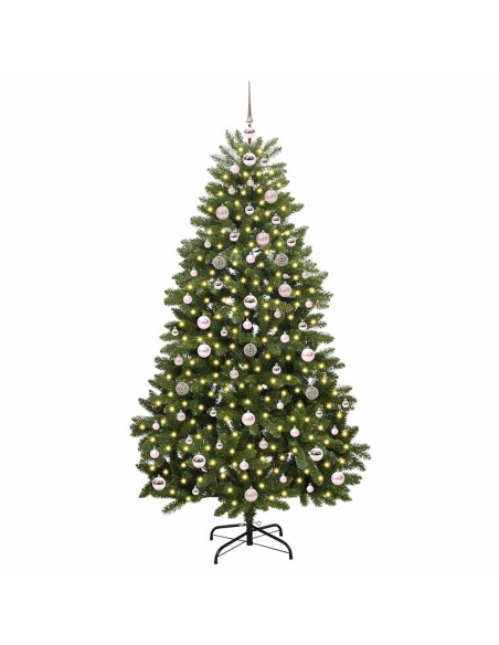 Albero di Natale artificiale Verde 180 cm PVC e Metallo