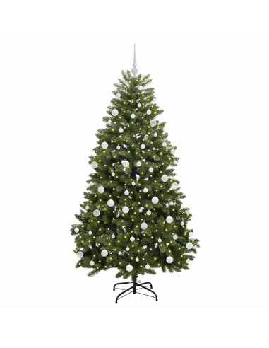 Albero di Natale artificiale Verde 180 cm PVC e Metallo