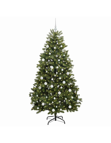 Albero di Natale artificiale Verde 180 cm PVC e Metallo