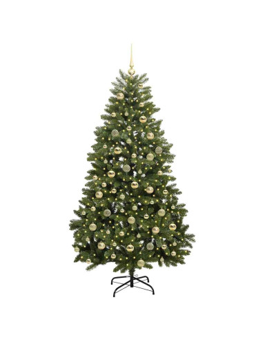 Albero di Natale artificiale Verde 180 cm PVC e Metallo