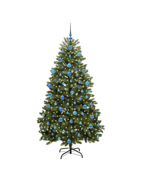 Albero di Natale artificiale Verde 180 cm PVC e Metallo
