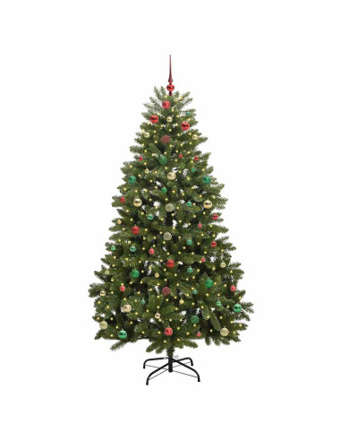 Albero di Natale artificiale Verde 180 cm PVC e Metallo