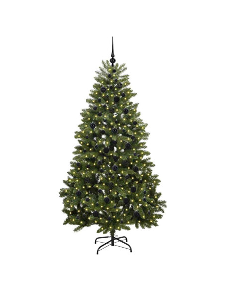 Albero di Natale artificiale Verde 210 cm PVC e Metallo