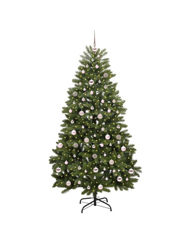 Albero di Natale artificiale Verde 210 cm PVC e Metallo