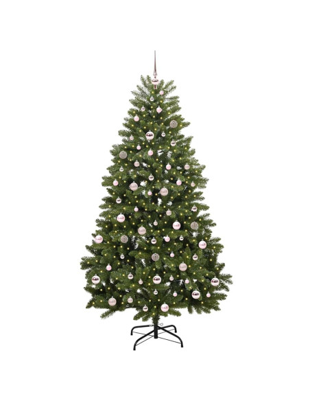 Albero di Natale artificiale Verde 210 cm PVC e Metallo