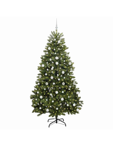 Albero di Natale artificiale Verde 210 cm PVC e Metallo