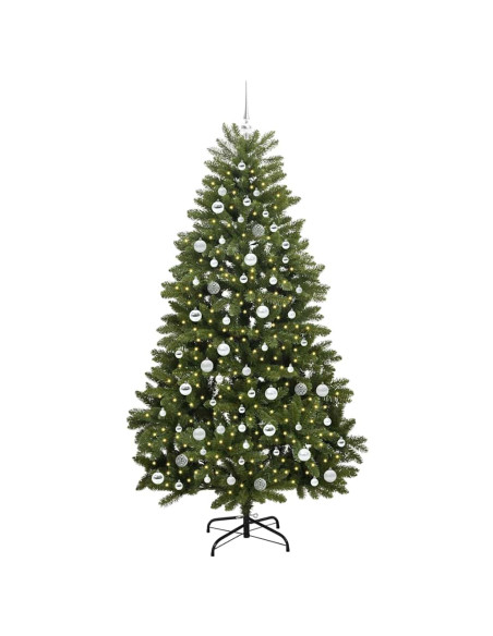 Albero di Natale artificiale Verde 210 cm PVC e Metallo