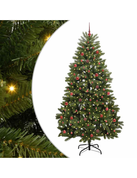 Albero di Natale artificiale Verde 240 cm PVC e Metallo
