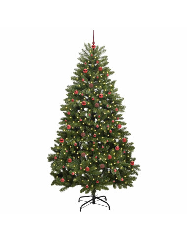 Albero di Natale artificiale Verde 240 cm PVC e Metallo