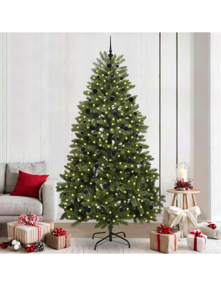 Albero di Natale artificiale Verde 240 cm PVC e Metallo