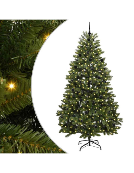 Albero di Natale artificiale Verde 240 cm PVC e Metallo
