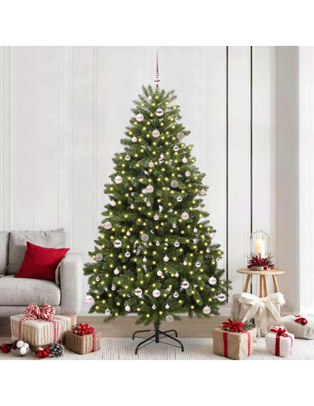 Albero di Natale artificiale Verde 240 cm PVC e Metallo