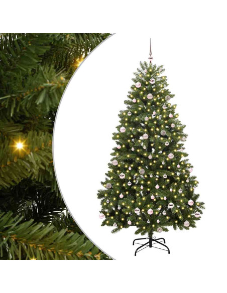 Albero di Natale artificiale Verde 240 cm PVC e Metallo