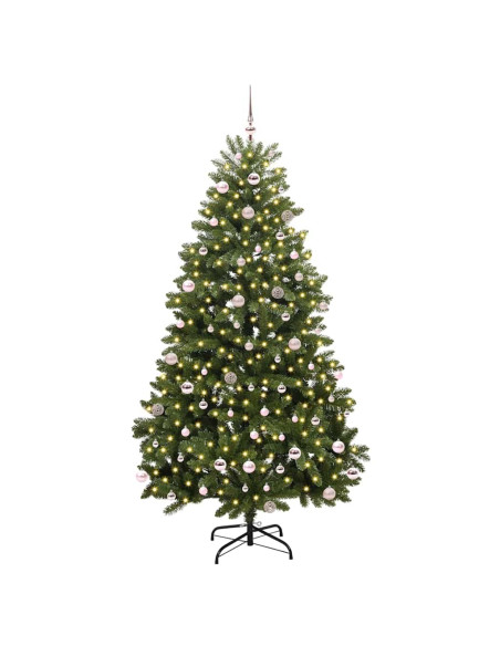Albero di Natale artificiale Verde 240 cm PVC e Metallo