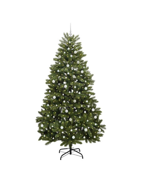 Albero di Natale artificiale Verde 240 cm PVC e Metallo