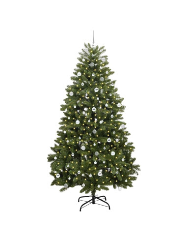 Albero di Natale artificiale Verde 240 cm PVC e Metallo