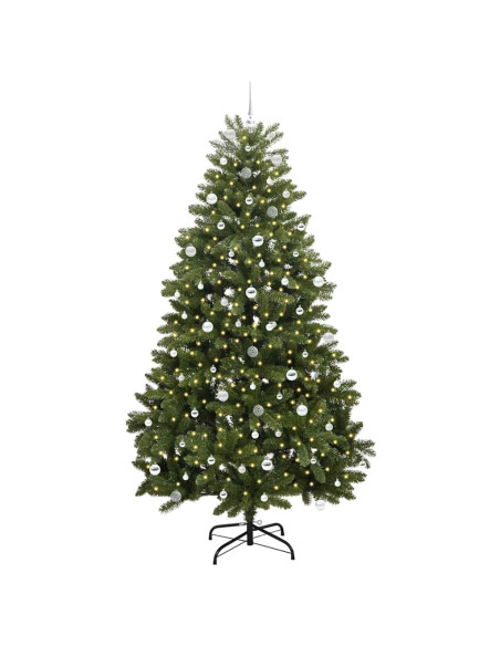 Albero di Natale artificiale Verde 240 cm PVC e Metallo