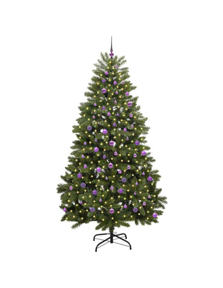 Albero di Natale artificiale Verde 240 cm PVC e Metallo