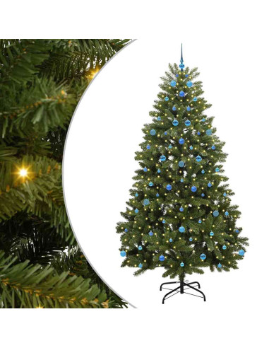Albero di Natale artificiale Verde 240 cm PVC e Metallo