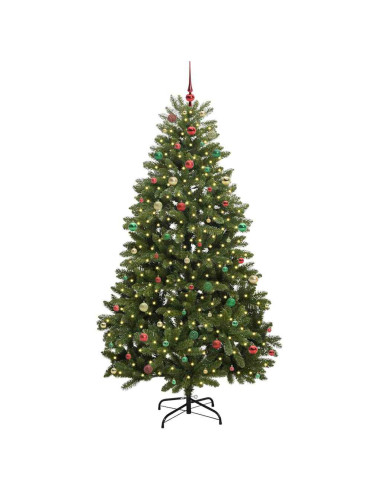Albero di Natale artificiale Verde 240 cm PVC e Metallo