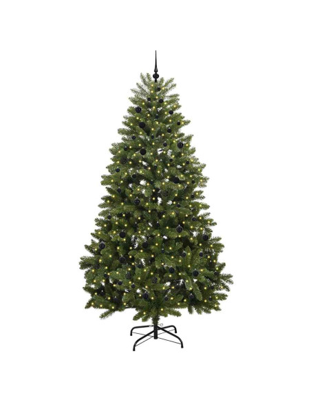 Albero di Natale artificiale Verde 270 cm PVC e Metallo