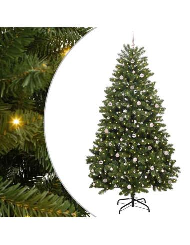 Albero di Natale artificiale Verde 270 cm PVC e Metallo